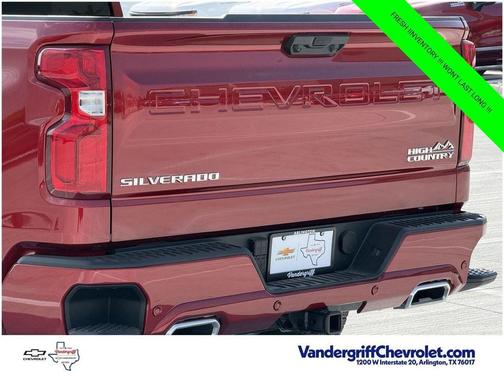 Radiant Red Tintcoat 2026 Chevrolet Silverado 1500 High Country