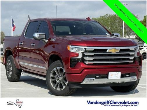 Radiant Red Tintcoat 2026 Chevrolet Silverado 1500 High Country