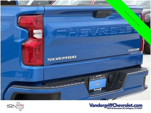 Glacier Blue Metallic 2024 Chevrolet Silverado 1500 Custom