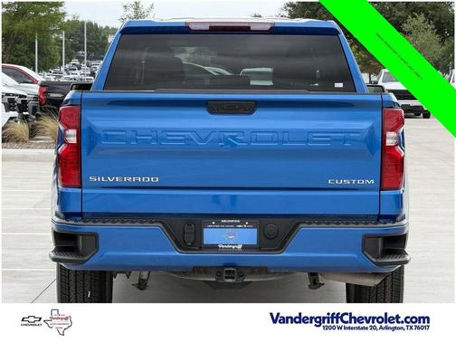 Glacier Blue Metallic 2024 Chevrolet Silverado 1500 Custom