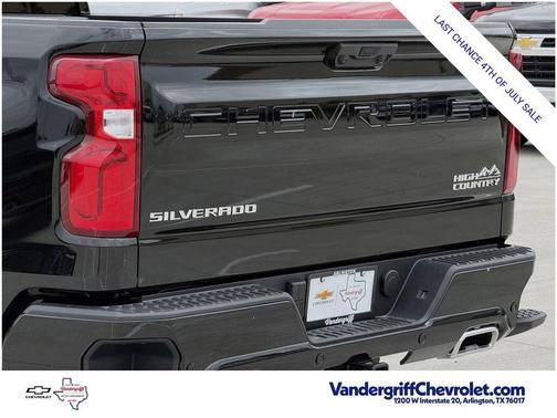 Black 2026 Chevrolet Silverado 1500 High Country