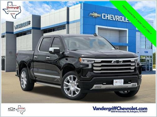 Black 2026 Chevrolet Silverado 1500 High Country