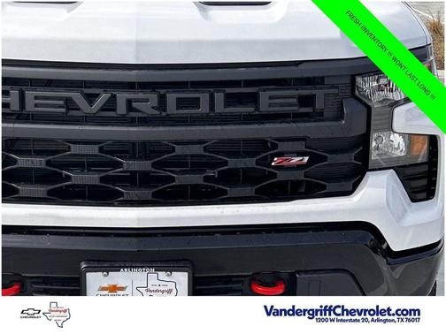 Summit White 2026 Chevrolet Silverado 1500 Custom Trail Boss