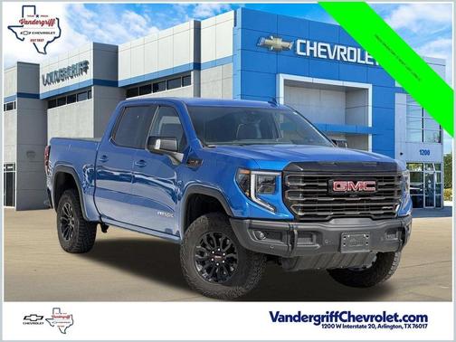 Dynamic Blue Metallic 2023 GMC Sierra 1500 AT4X
