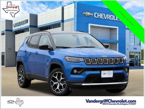 Hydro Blue Pearlcoat 2025 Jeep Compass Limited