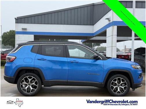 Hydro Blue Pearlcoat 2025 Jeep Compass Limited