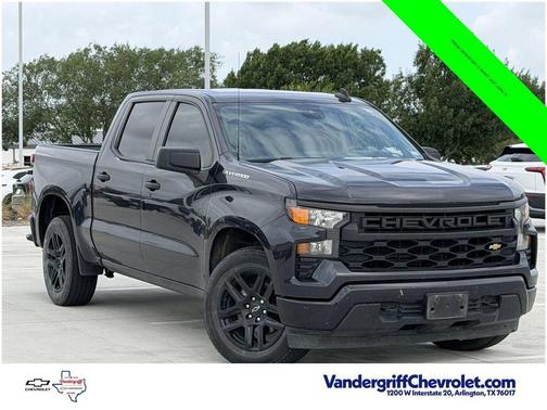 Dark Ash Metallic 2023 Chevrolet Silverado 1500 Custom