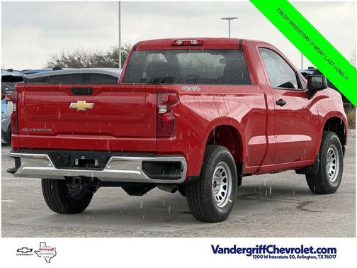 Red Hot 2026 Chevrolet Silverado 1500 WT