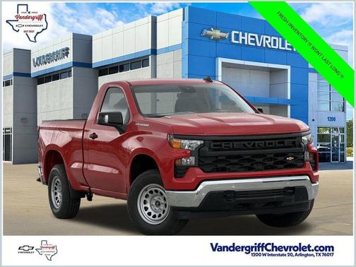 Red Hot 2026 Chevrolet Silverado 1500 WT