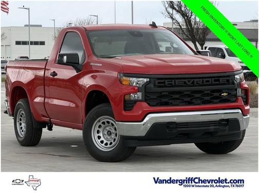 Red Hot 2026 Chevrolet Silverado 1500 WT