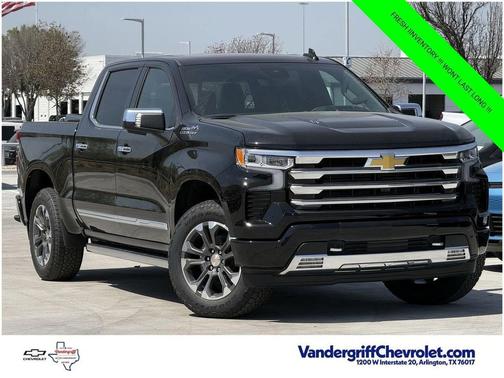 Black 2026 Chevrolet Silverado 1500 High Country