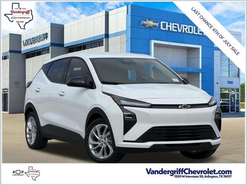 Summit White 2027 Chevrolet Bolt LT FWD
