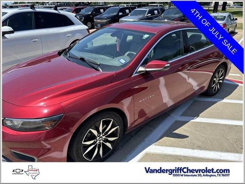 Cajun Red Tintcoat 2018 Chevrolet Malibu LT