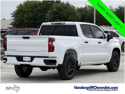 Summit White 2026 Chevrolet Silverado 1500 Custom