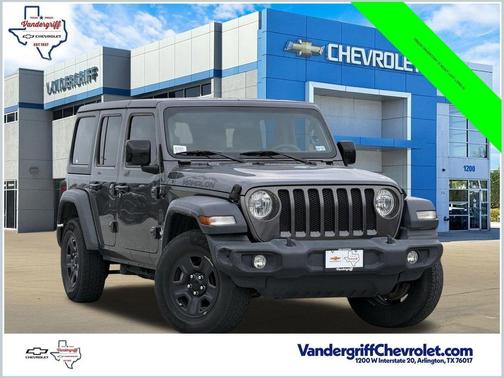 Granite Crystal Metallic Clearcoat 2018 Jeep Wrangler Unlimited Sport
