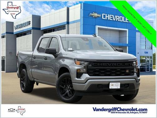 Sterling Gray Metallic 2026 Chevrolet Silverado 1500 Custom