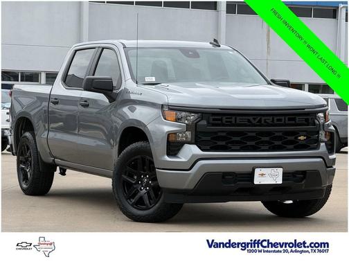Sterling Gray Metallic 2026 Chevrolet Silverado 1500 Custom
