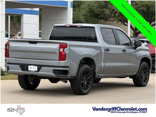Sterling Gray Metallic 2026 Chevrolet Silverado 1500 Custom