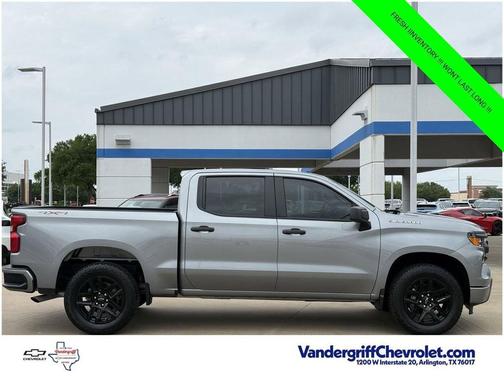 Sterling Gray Metallic 2026 Chevrolet Silverado 1500 Custom