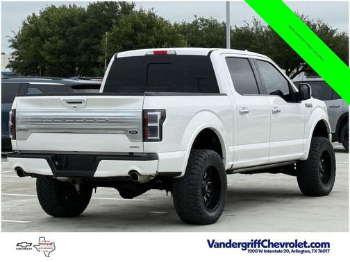 White Platinum Metallic Tri-Coat 2019 Ford F-150 Limited