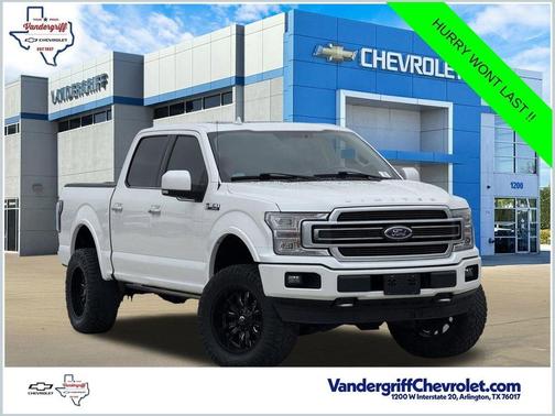 White Platinum Metallic Tri-Coat 2019 Ford F-150 Limited