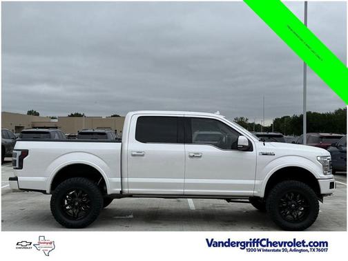 White Platinum Metallic Tri-Coat 2019 Ford F-150 Limited