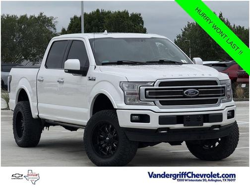 White Platinum Metallic Tri-Coat 2019 Ford F-150 Limited