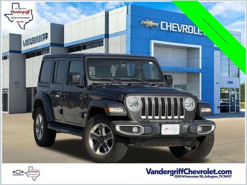 Gray 2023 Jeep Wrangler 4-Door Sahara 4x4
