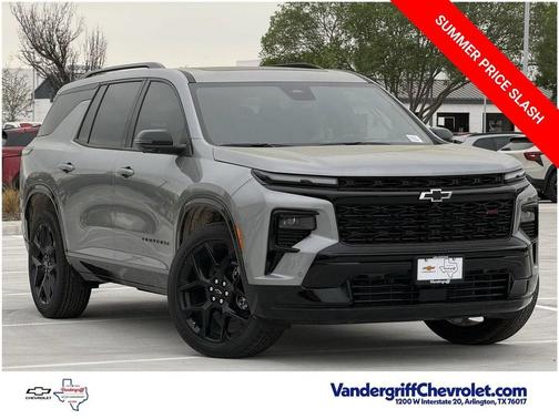 Sterling Gray Metallic 2026 Chevrolet Traverse RS
