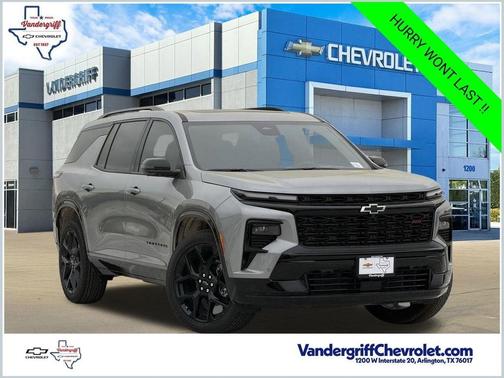 Sterling Gray Metallic 2026 Chevrolet Traverse RS