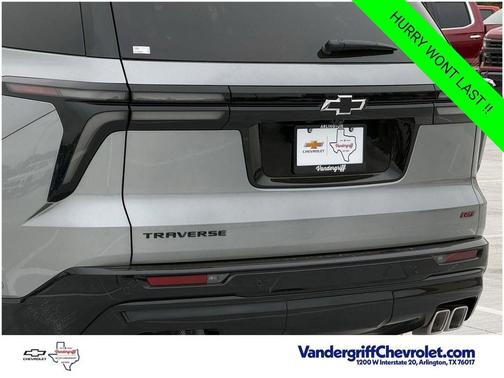Sterling Gray Metallic 2026 Chevrolet Traverse RS