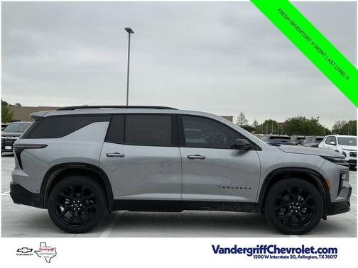 Sterling Gray Metallic 2026 Chevrolet Traverse RS