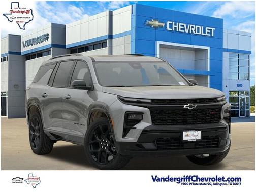 Sterling Gray Metallic 2026 Chevrolet Traverse RS