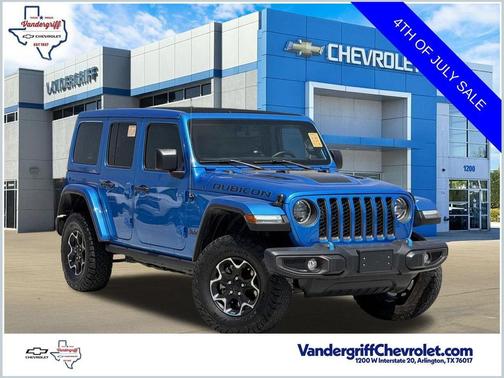 Hydro Blue Pearlcoat 2023 Jeep Wrangler 4xe Rubicon