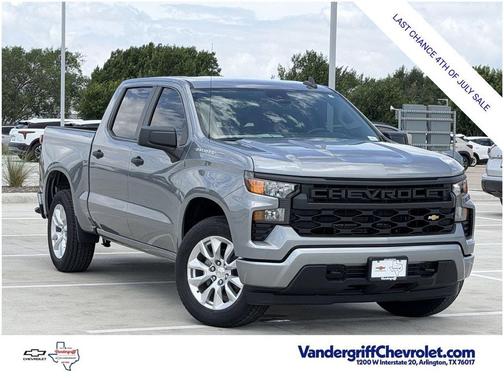 Sterling Gray Metallic 2026 Chevrolet Silverado 1500 Custom