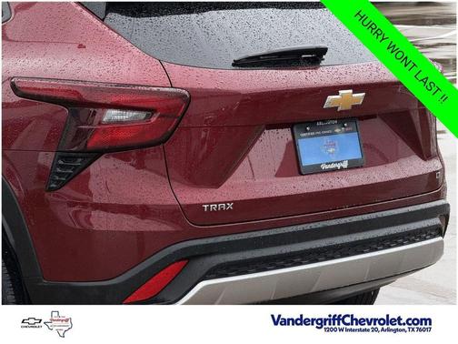 Crimson Metallic 2025 Chevrolet Trax LT