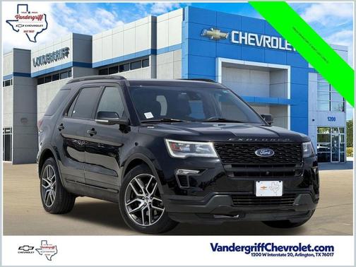 Shadow Black 2018 Ford Explorer Sport