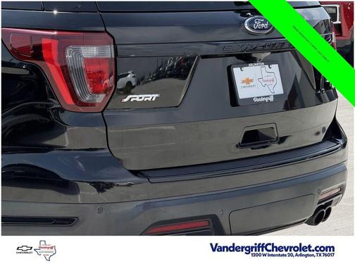 Shadow Black 2018 Ford Explorer Sport