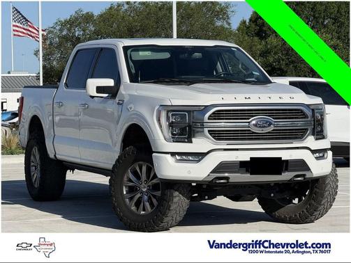 Star White Metallic Tri-Coat 2021 Ford F-150 Limited