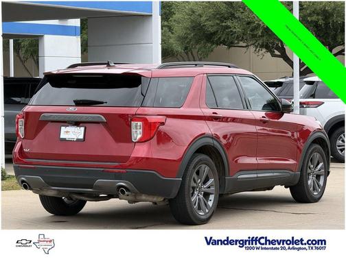 Rapid Red Metallic Tinted Clearcoat 2023 Ford Explorer XLT