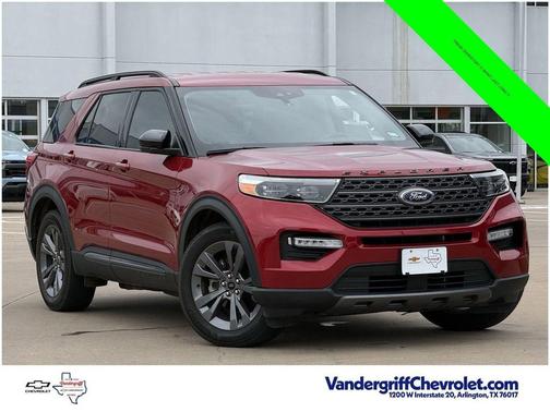 Rapid Red Metallic Tinted Clearcoat 2023 Ford Explorer XLT