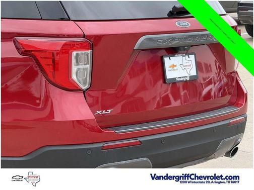 Rapid Red Metallic Tinted Clearcoat 2023 Ford Explorer XLT