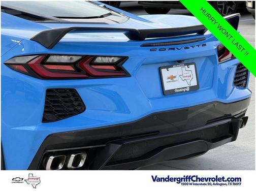 Rapid Blue 2020 Chevrolet Corvette Stingray w/3LT
