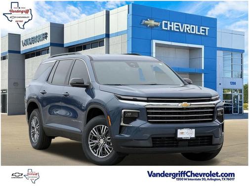 Lakeshore Blue Metallic 2026 Chevrolet Traverse LT