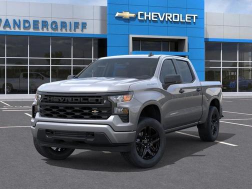 Sterling Gray Metallic 2026 Chevrolet Silverado 1500 Custom