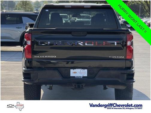 Black 2023 Chevrolet Silverado 1500 Custom