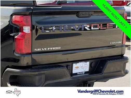 Black 2023 Chevrolet Silverado 1500 Custom
