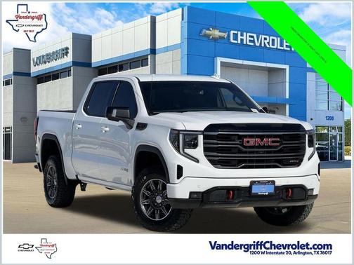 Summit White 2025 GMC Sierra 1500 AT4