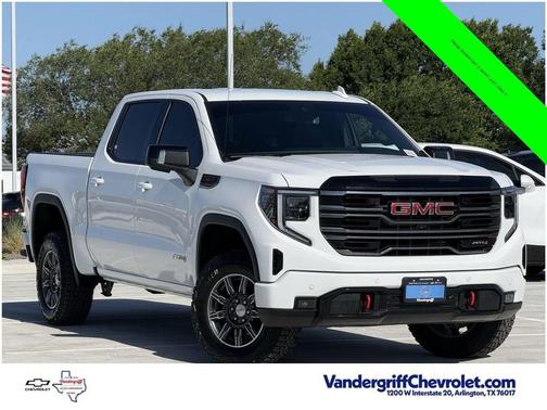 Summit White 2025 GMC Sierra 1500 AT4