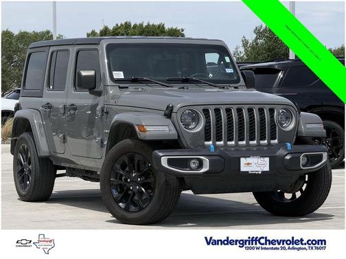 Sting-Gray Clearcoat 2023 Jeep Wrangler 4xe Sahara